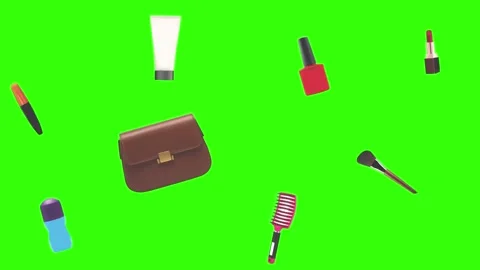 Animation design elements with women gadgets and wake-up Stock Footage 260826243