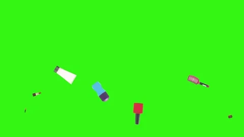 Animation design elements with women gadgets and wake-up Stock Footage 260826248