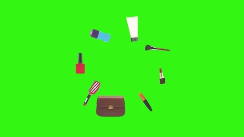 Animation design elements with women gadgets and wake-up Stock Footage 260826251