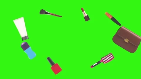 Animation design elements with women gadgets and wake-up Stock Footage 260826258