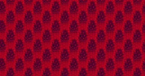 Animation design. Seamless pattern. Pineapple on red background 動画素材 120677094