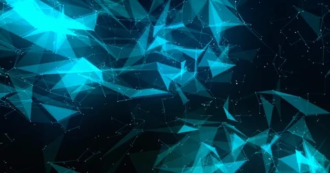Animation of detailed plexus structure 4... | Stock Video | Pond5