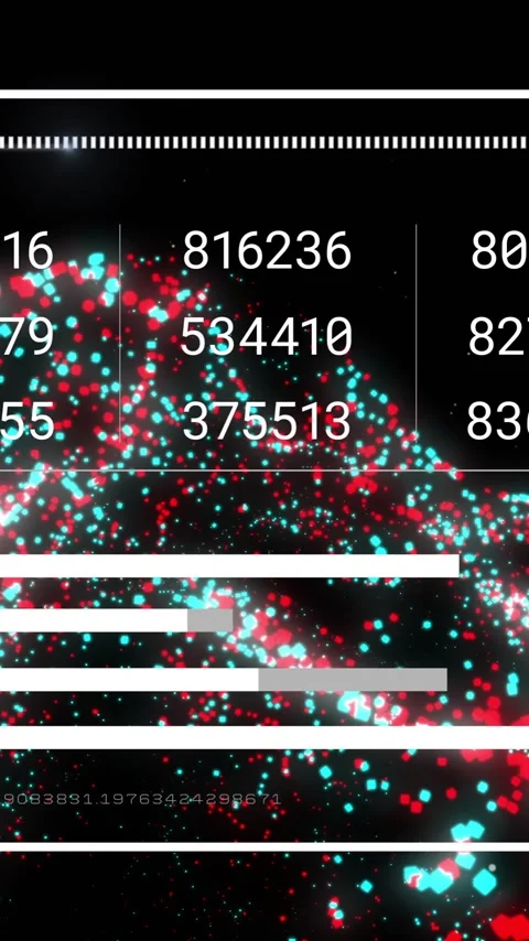 Animation of digital data processing binary coding over floating mesh on black 스톡 동영상 341927681