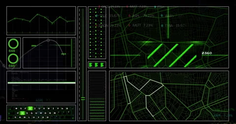 Animation of digital data processing over dark background Stock Footage 267187126