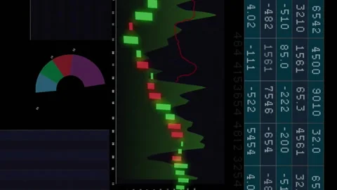 Animation of digital data processing over computer servers Stock Footage 315219701