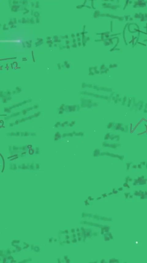 Animation of digital data processing over green background 動画素材 320378720