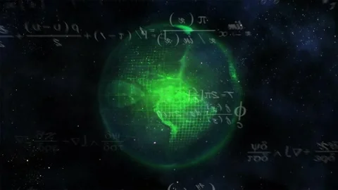 Animation of digital data processing over globe on black background Stock Footage 327202738