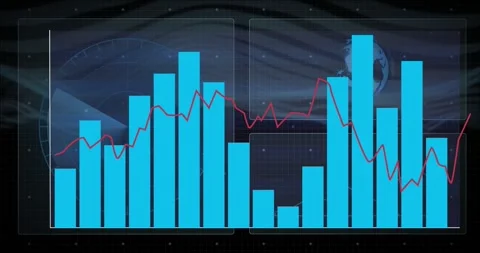 Animation of digital data processing over network of connections and globe Stock Footage 328300377