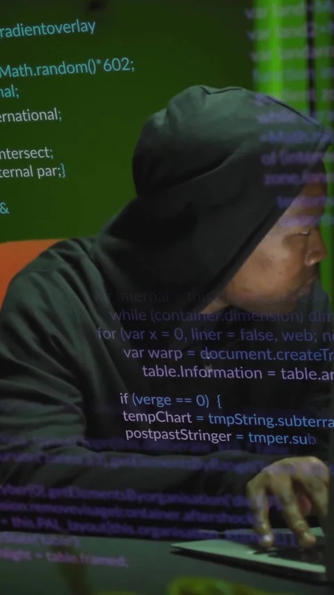 Animation of digital data processing over african american man using laptop by Stock Footage 342915532