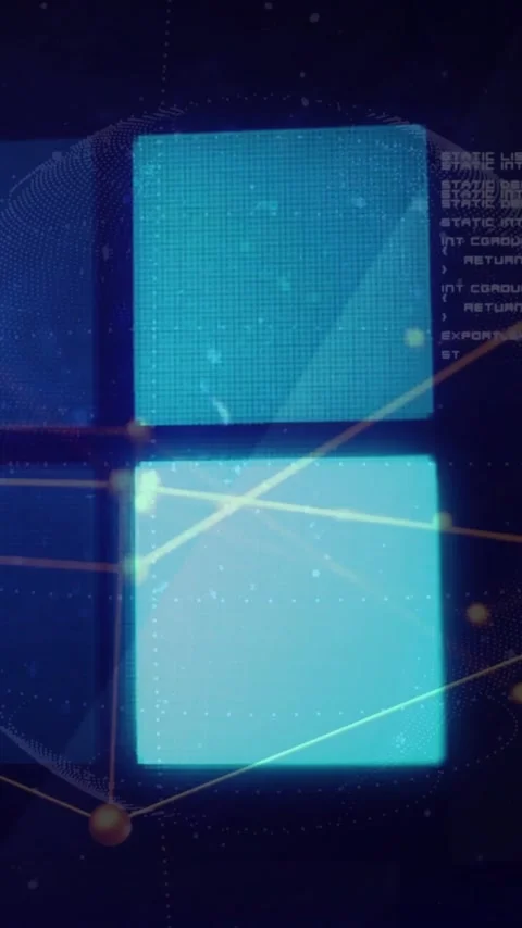 Animation of digital data processing over globe and networks of connections Stock Footage 343615780