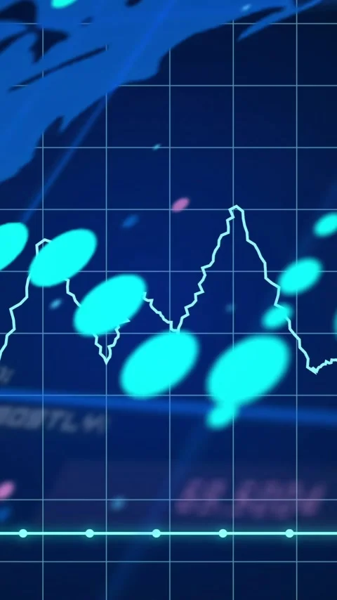 Animation of digital data processing over world map and grid Stock Footage 344614591