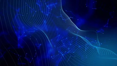 Animation of digital data technology abstract background. Stock Footage 334027141