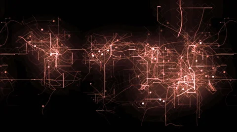 Animation of digital grid Stock Footage 64710429