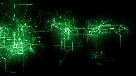 Animation of digital grid Stock Footage 64710524