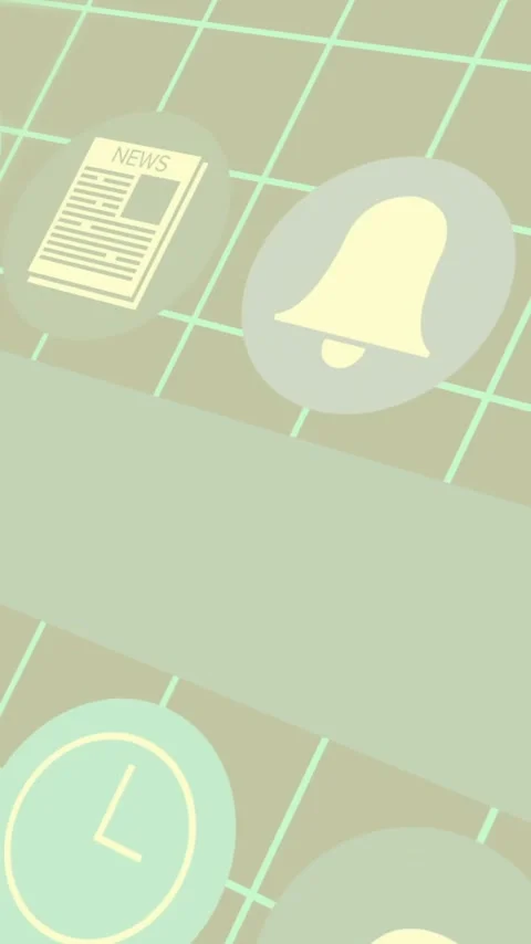 Animation of digital icons and data processing over grid Stock Footage 341659818