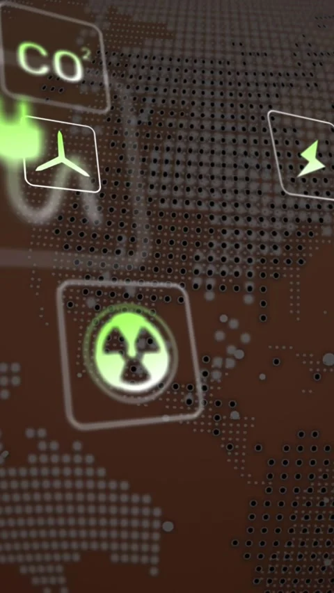 Animation of digital icons and data processing over spinning globe against brown Stock Footage 344706310