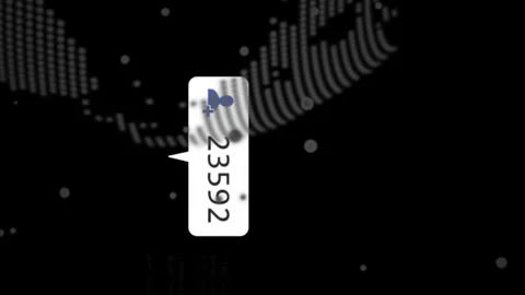 Animation of digital icons floating over globe with binary code in school Stock Footage 312510728