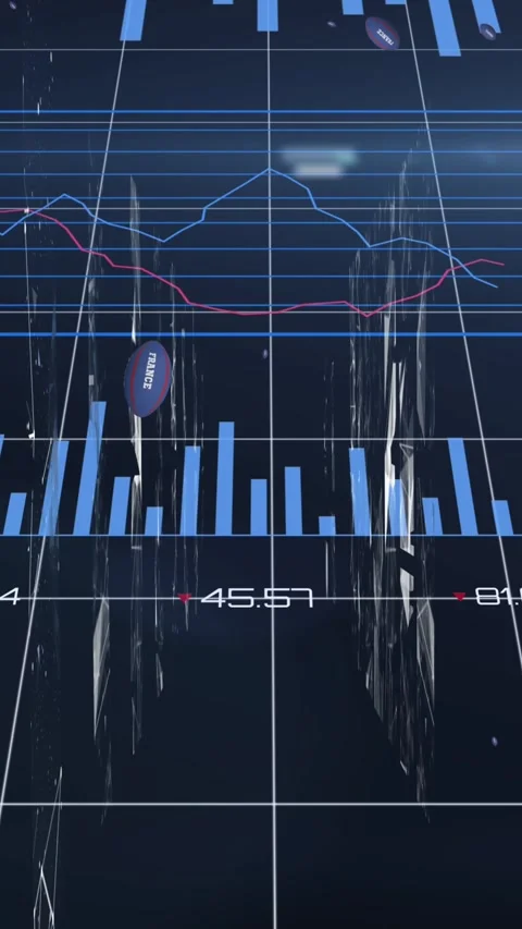 Animation of digital interface and data processing over dark background Stock Footage 344722522