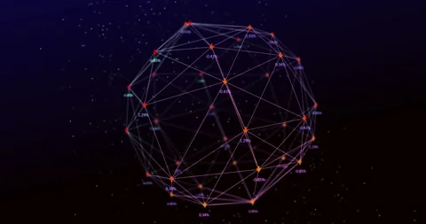 Animation of digital interface and globe of network connections with arrows and Stock Footage 132548413