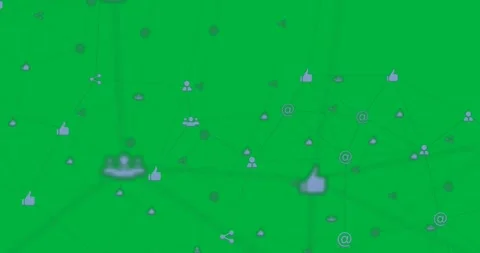 Animation of digital interface and globe of network connections with icons on Stock Footage 325420161