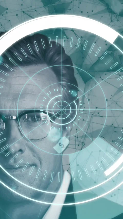 Animation of digital interface with icons and data processing. Global computer Stock Footage 319514142