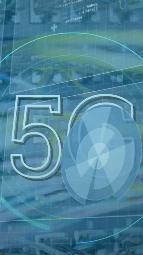 Animation of digital interface over server room Stock Footage 344783011