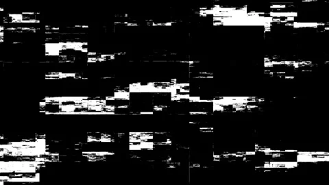 Animation digital noise screen abstract pixel textures glitch signal patterns. Stock Footage 337026038