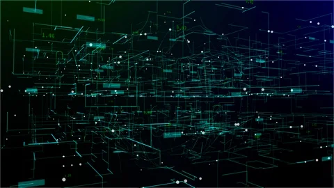 Animation of digital space with 'Cyber Monday Last Chance' text Video stock 106022375