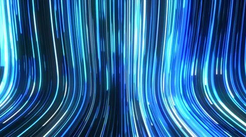 Animation Digital Technology Stream Super Fast Speed Lines Side Background Stock Illustration
