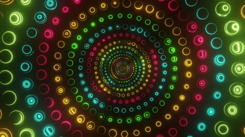 Animation With Disco Lights Stock Footage 144043155