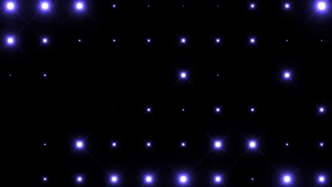 Animation disco panel with lamps blinking blue lights on black background. Stock Footage 113821187