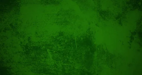 Animation of distressed pattern moving over green background Stock Footage 309266064