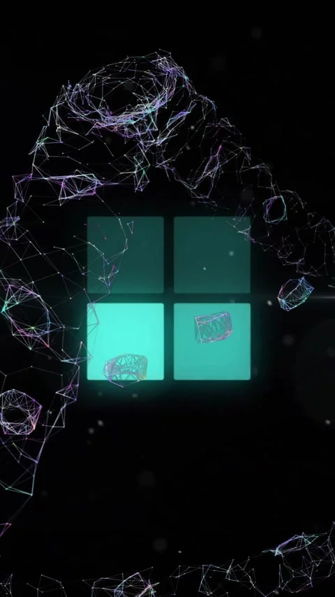 Animation of dna strand and data processing 스톡 동영상 320378605