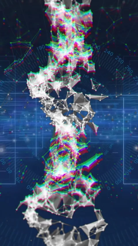 Animation of dna strand and data processing over globe Stock Footage 343780052