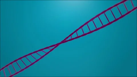Animation of DNA Strand Stock Footage 92373935