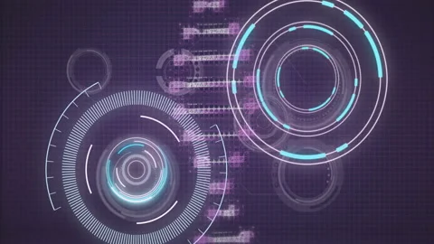 Animation of dna strand, scope scanning ... | Stock Video | Pond5