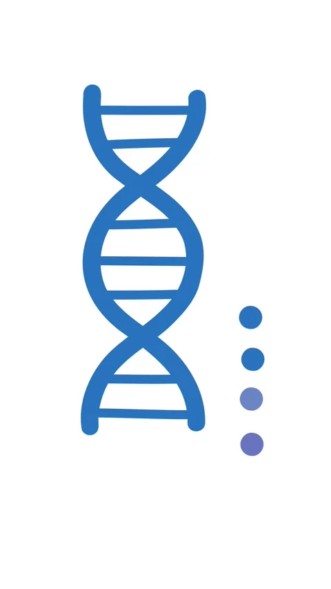 Animation DNA testing process in modern genetic research laboratory Видео 346373950