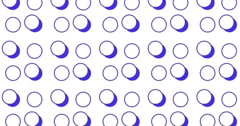 Animation dot circle repeat pattern Video stock 315547547