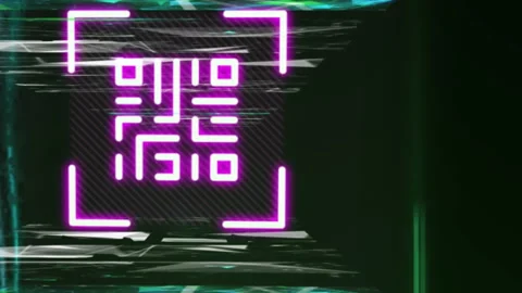 Animation of dots connected with lines and forming geometric shapes and blinking Stock Footage 313295747