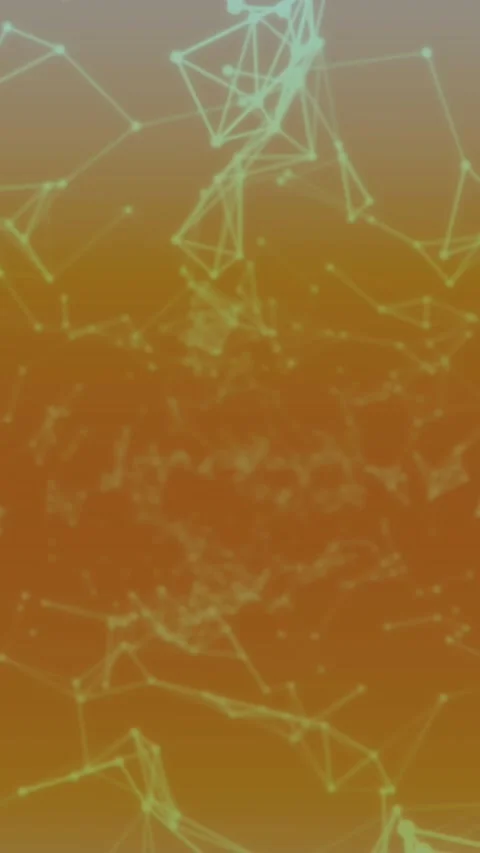 Animation of dots connected with lines forming geometric shapes over gradient Stock Footage 344636452