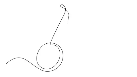 Animation of drawing a continuous sweet cherry with one line. Stock Footage 248944037
