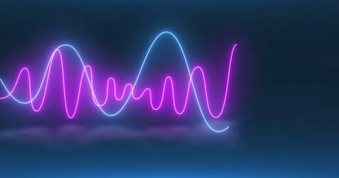 Animation of drawing two sinusoids Stock Footage 240835279