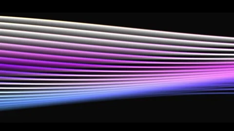 Animation of Dynamic Abstract Glowing Lines Flowing w Vibrant Gradient Colors Stockbeeldmateriaal 334959299