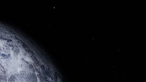Animation of Earth in Space. Stock Footage 198004917