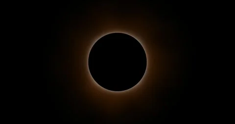 Animation eclipse dark light motion graphic smooth Stock Footage 347341617