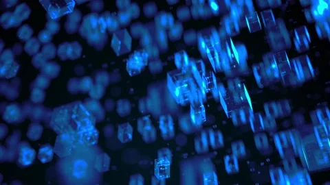 Animation. the effect of many particles gathering in a map of the world.  Stock Footage 130363710