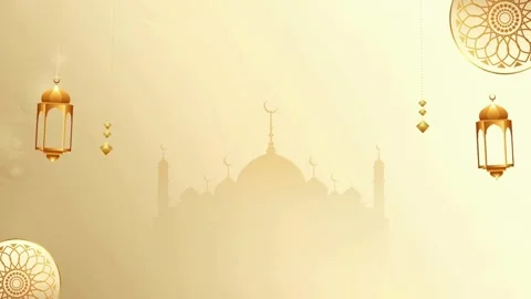 Animation of Eid Mubarak Idul Fitri Ramadan Kareem for template background or Stock Footage 270953463