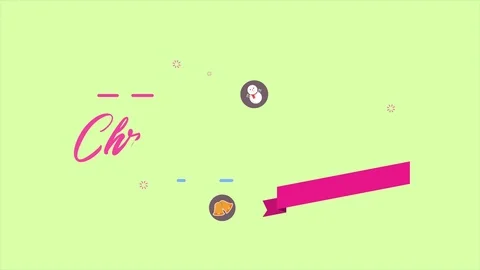 Animation of element Christmas background. Christmas sale Stock Footage 98013261