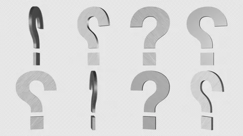 Animation Of Elements For Asking A Question Vídeos de archivo 276837911