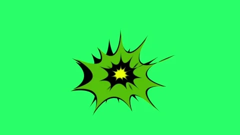 Animation emotional text on green background. Stock Footage 273876674